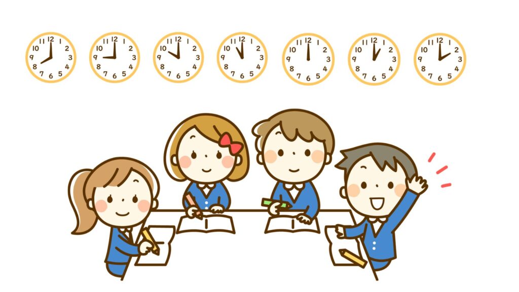 小学校の子どもたちが元気に勉強している様子